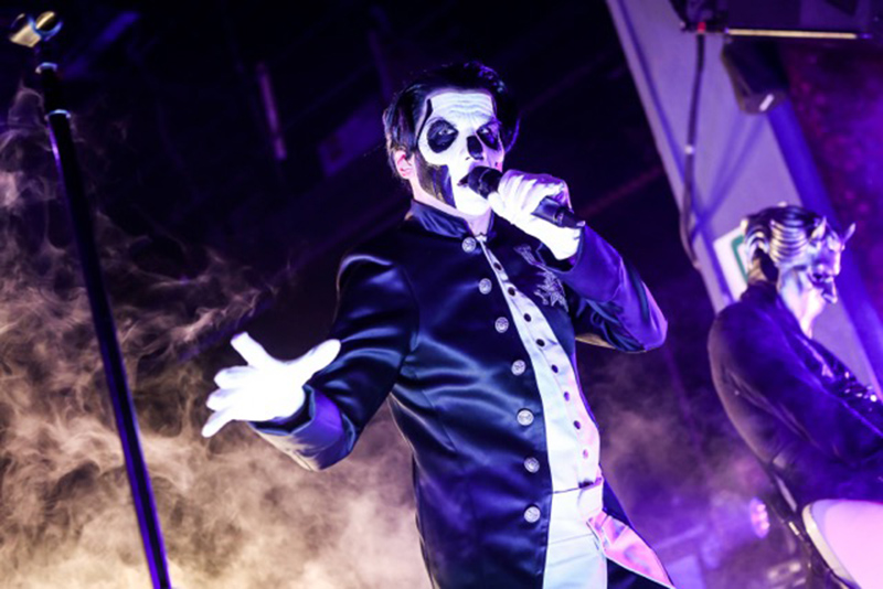 Ghost, lit with Martin fixtures. Photo by Tim Tronckoe